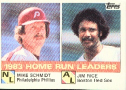 1984 Topps      132     Mike Schmidt/Jim Rice LL